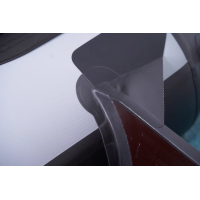 Лодка моторная килевая Kitt Boats 340 НДНД серо-черный